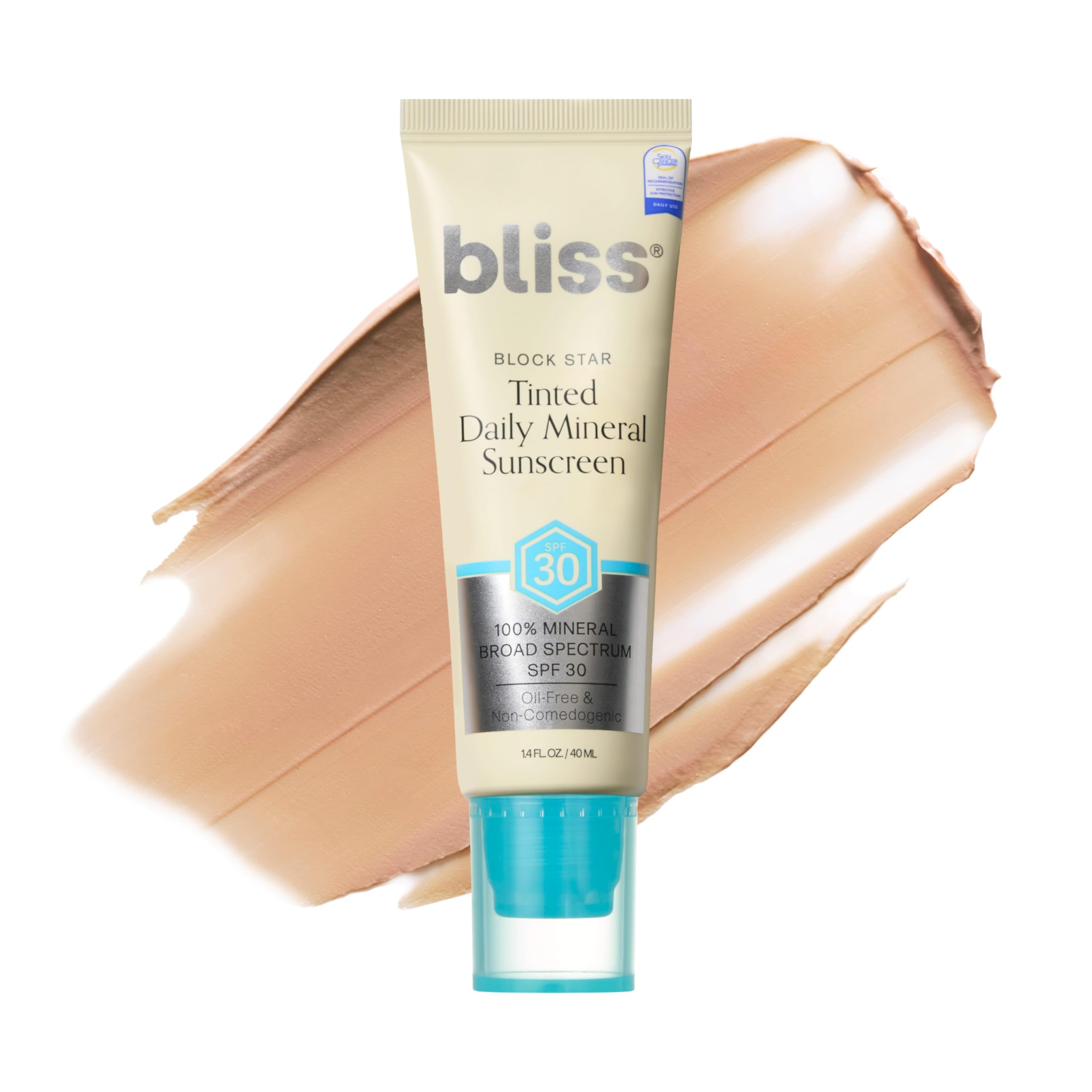 Bliss envase frontal mostrando el diseño y tamaño práctico