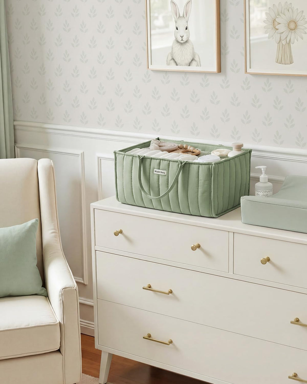 Blissful Diary bolsillos laterales con accesorios que aumentan la organización