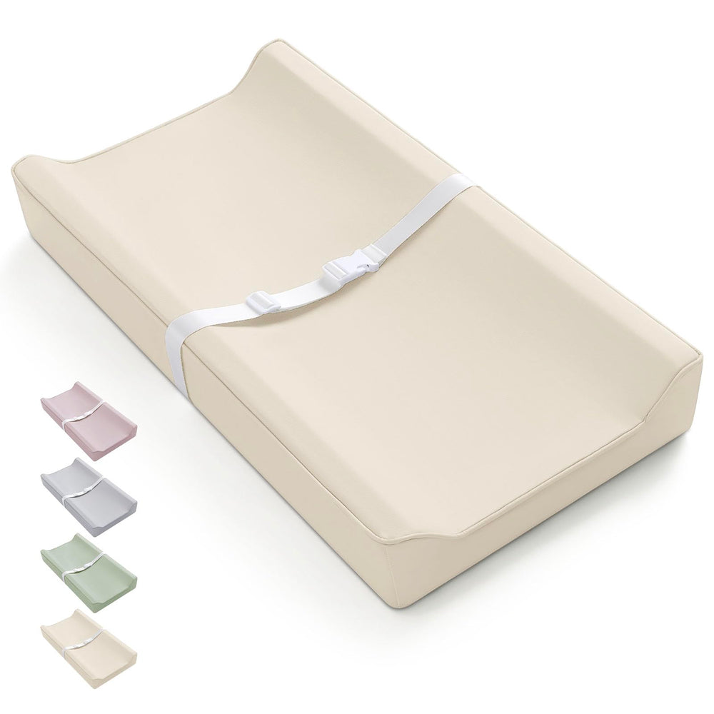 Blissful Diary cambiador frente beige mostrando diseño y practicidad