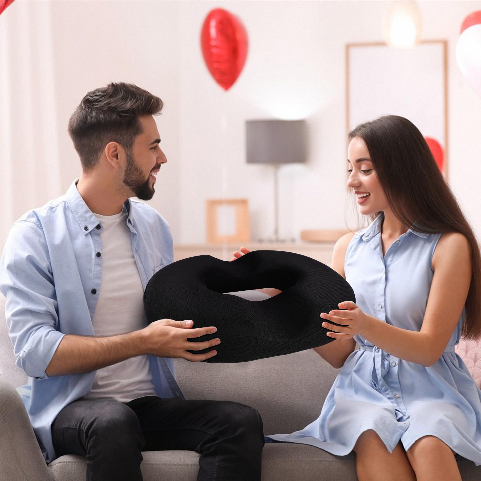 BlissTrends cojín empaquetado como regalo práctico y pensado