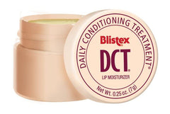 Blistex DCT close-up de textura que muestra hidratación intensa