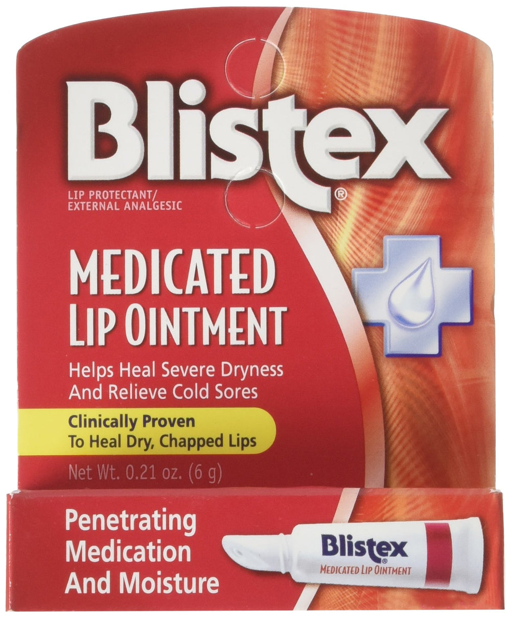 Blistex presentación frontal pack de 6 mostrando el envase y conveniencia