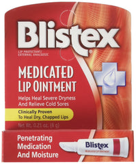 Blistex presentación frontal pack de 6 mostrando el envase y conveniencia