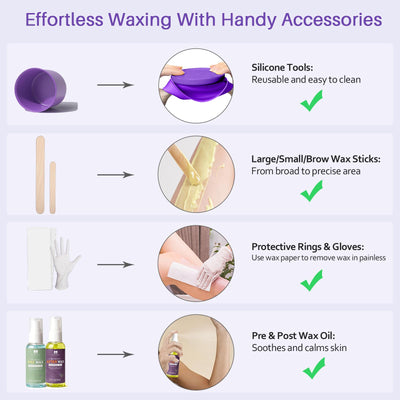 BLITZWAX depilación bikini en uso mostrando resultados lisos y cuidados