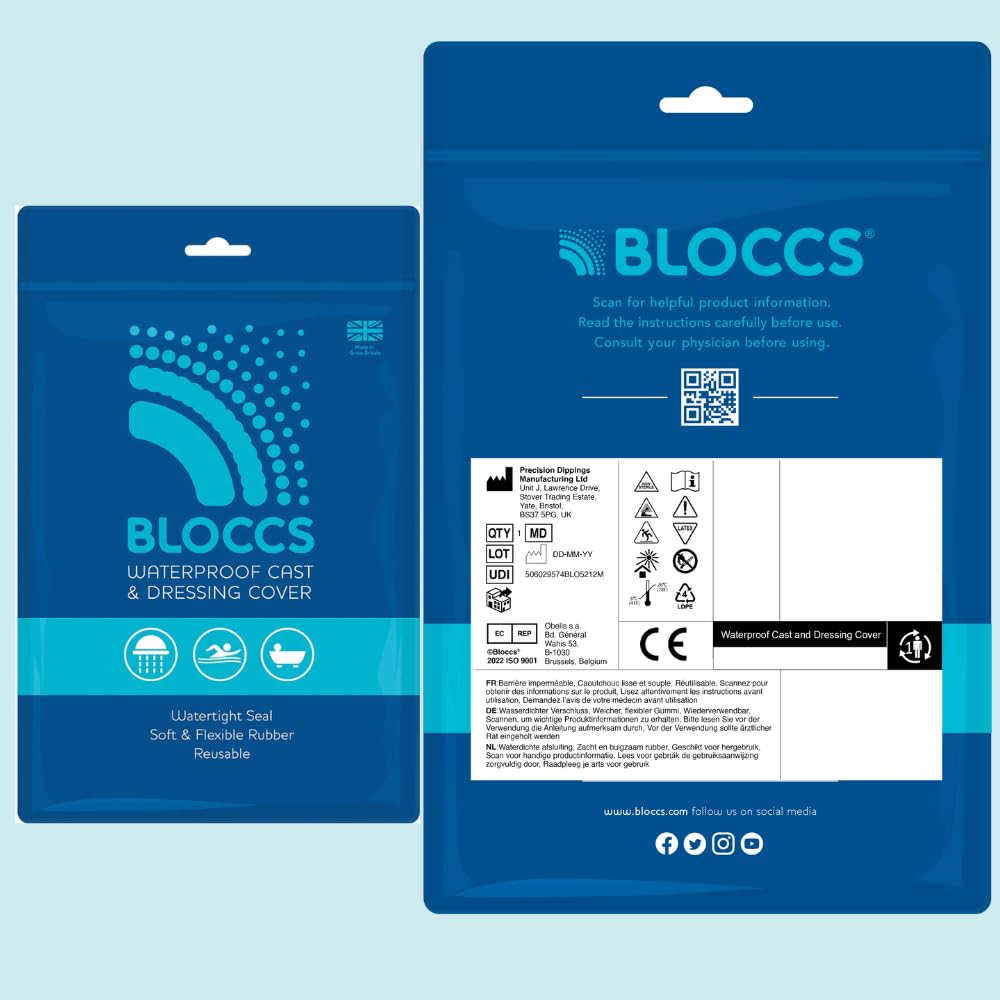 BLOCCS funda plegada lista para guardar, reutilizable y fácil de transportar