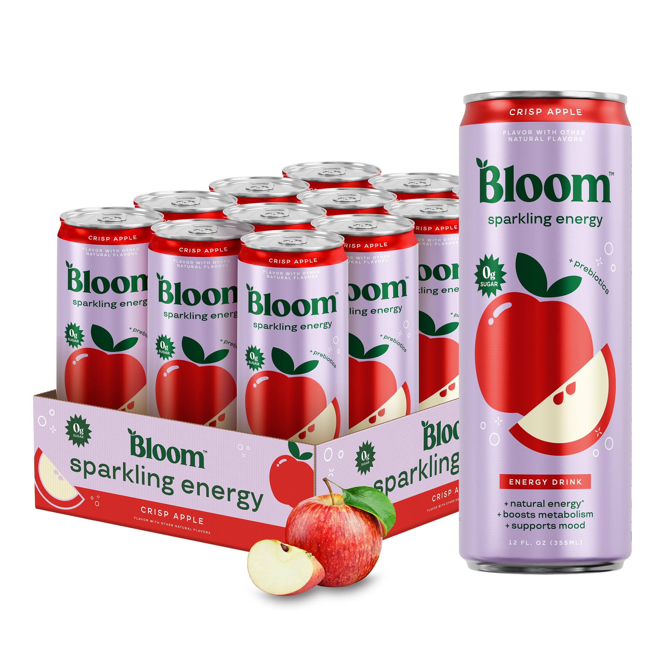 Bloom Nutrition lata frente mostrando diseño y beneficio sin azúcar