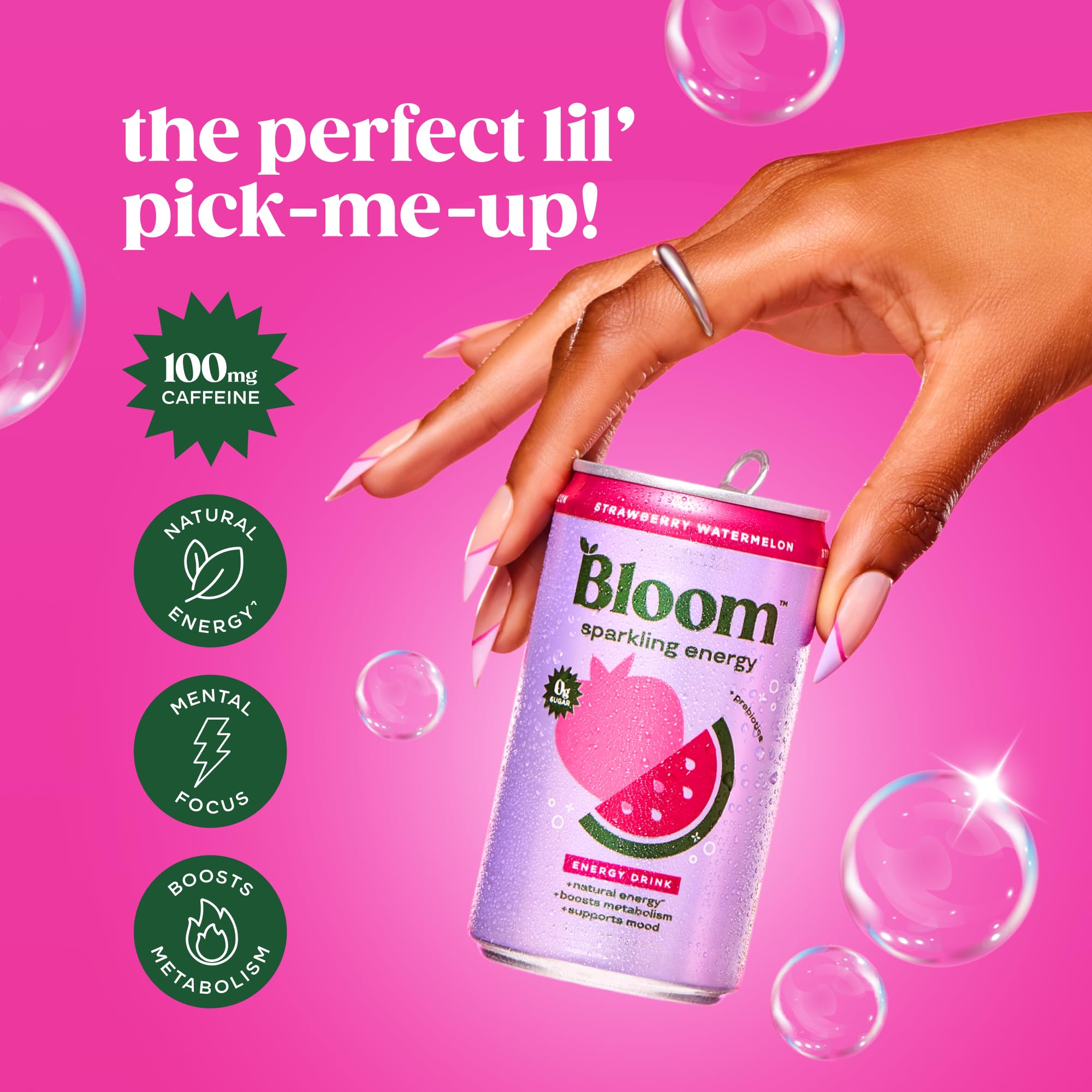 Bloom Nutrition varias latas en hielera demostrando enfriamiento y uso social