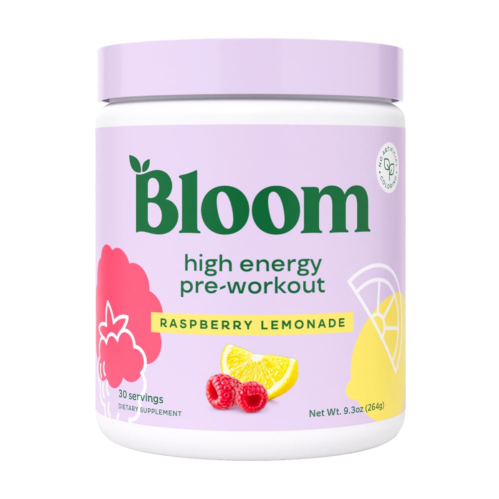 Bloom Nutrition front packaging showing label and serving count, clear product benefit