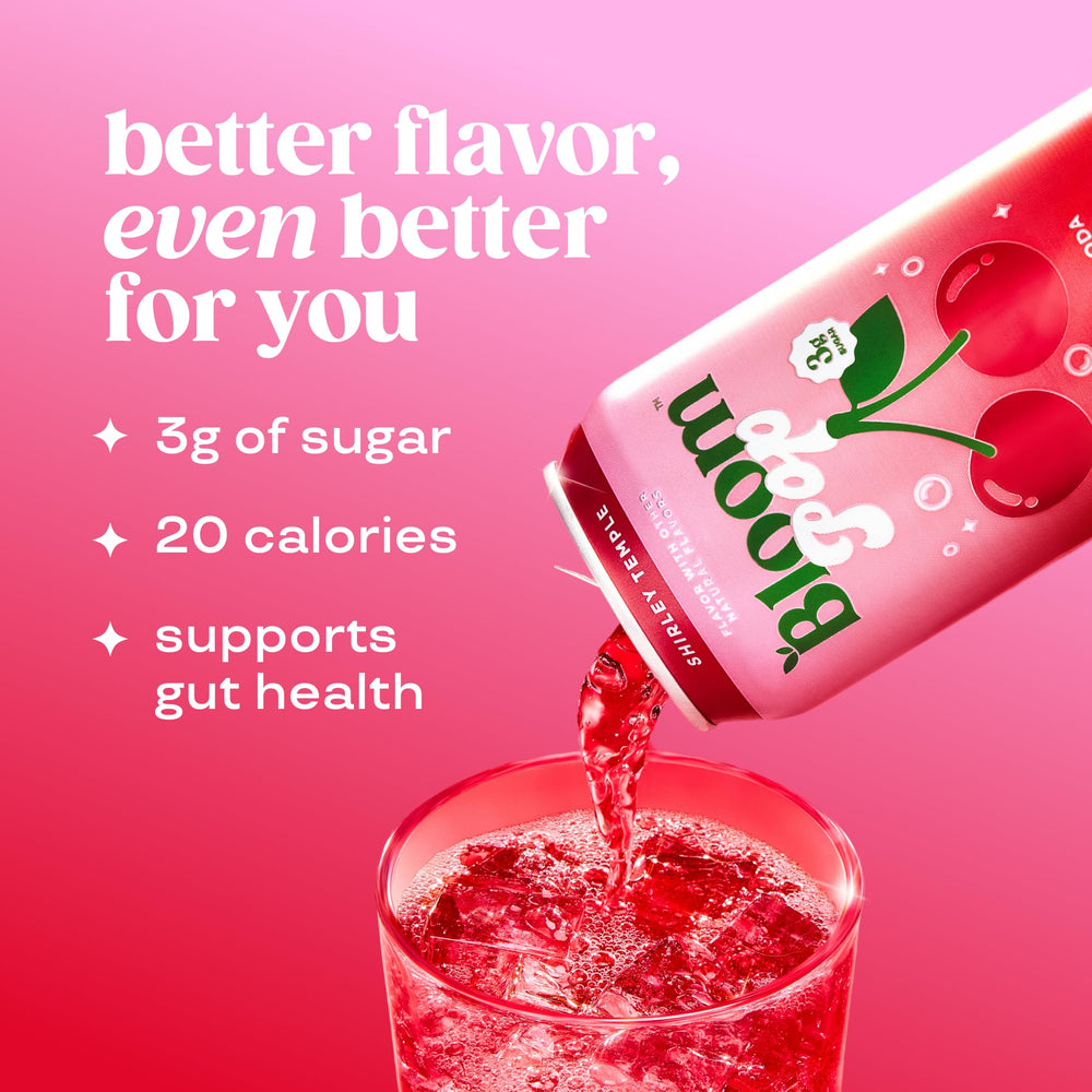 Bloom Nutrition lata en manos demostrando fácil transporte y consumo