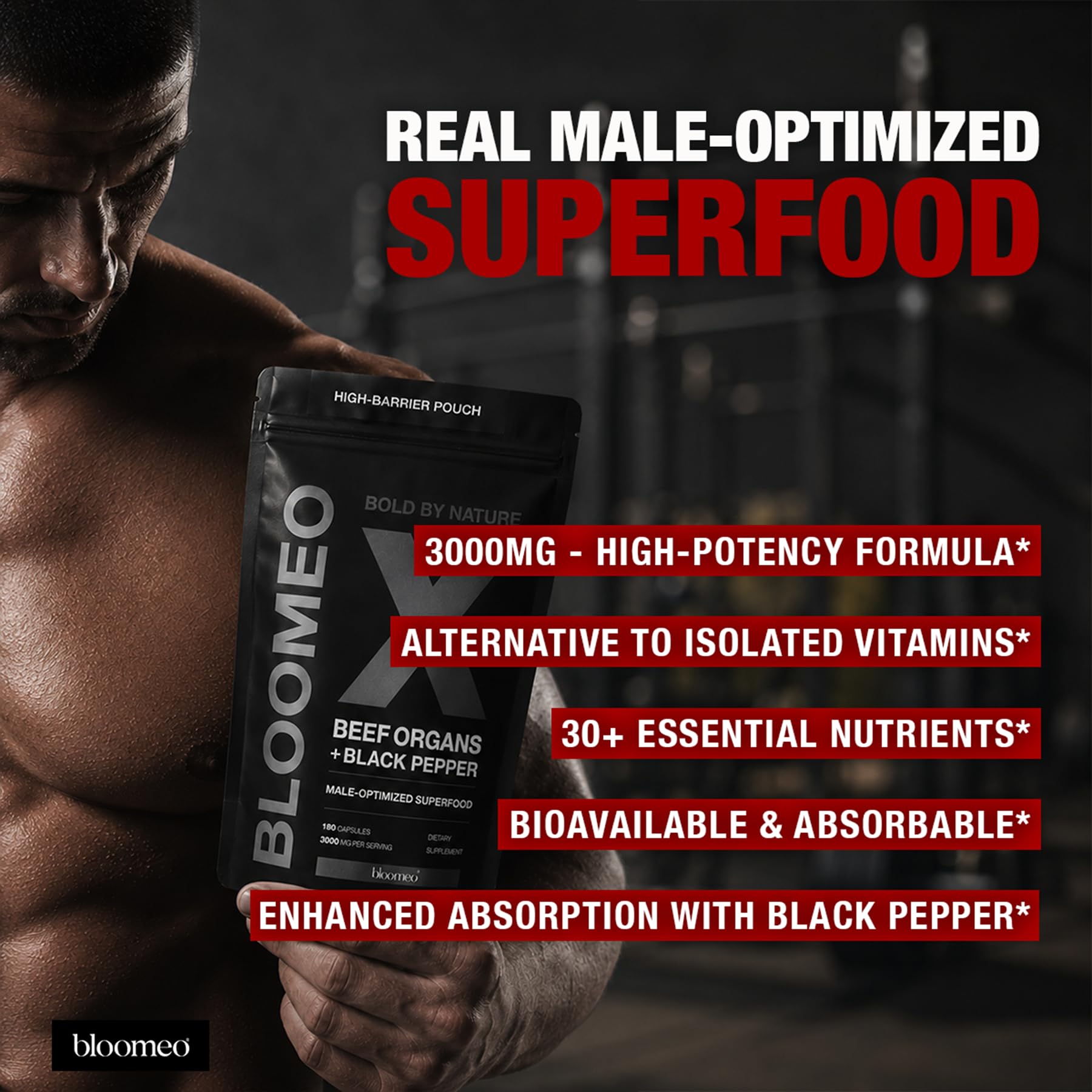 Bloomeo composición de órganos mostrando variedad y aporte nutricional