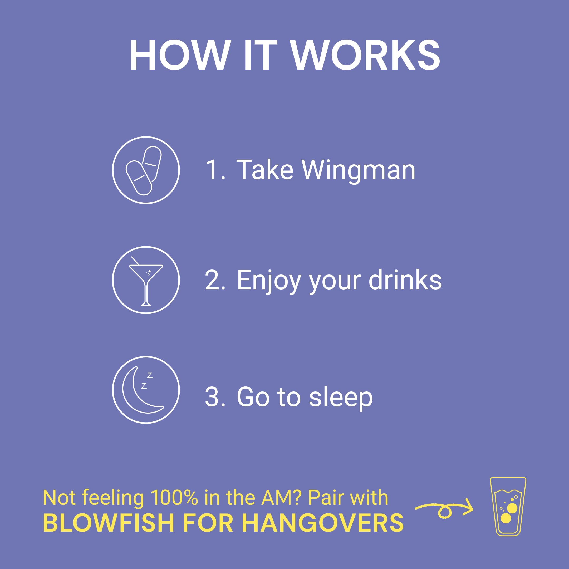 Blowfish Wingman comparación de tamaño en mano para dimensión práctica