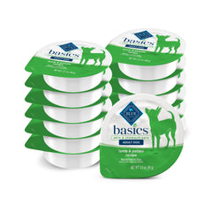 Blue Buffalo caja frontal mostrando el envase y beneficios visibles