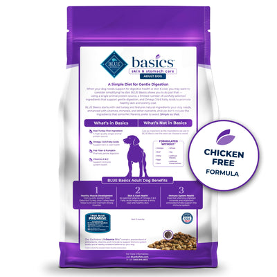 Close-up of Blue Buffalo kibble texture for easy digestion