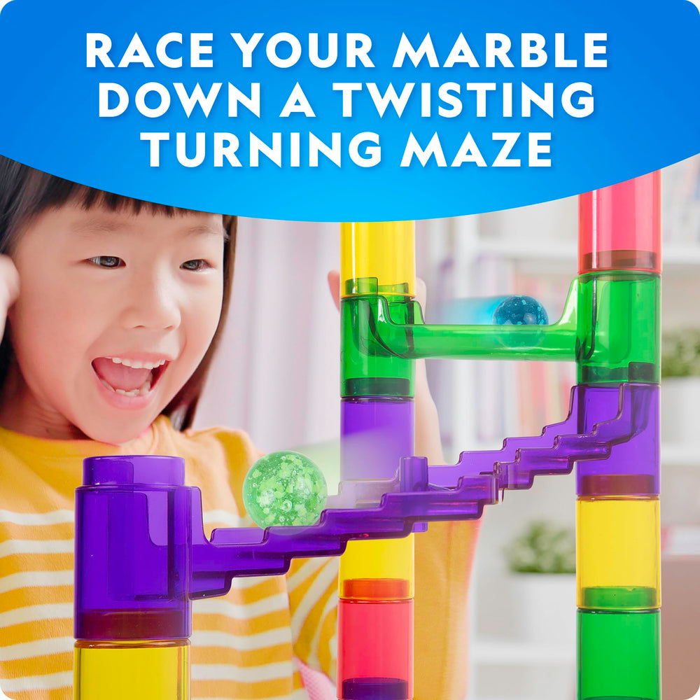 Blue Marble complete maze layout displaying large build stability and visual design