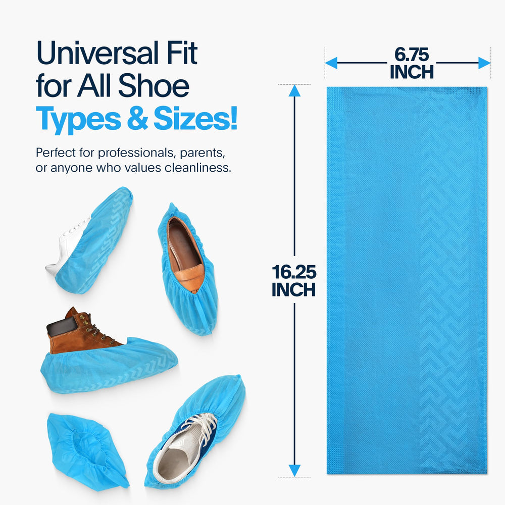 Blue Shoe Guys funda sobre parquet limpio, evita marcas y suciedad