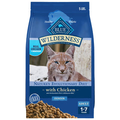 BLUE WILDERNESS frontal del paquete mostrando el diseño y beneficios clave