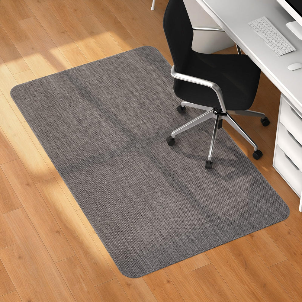 Blvornl tapete frontal mostrando dimensiones y forma, protege suelos duros