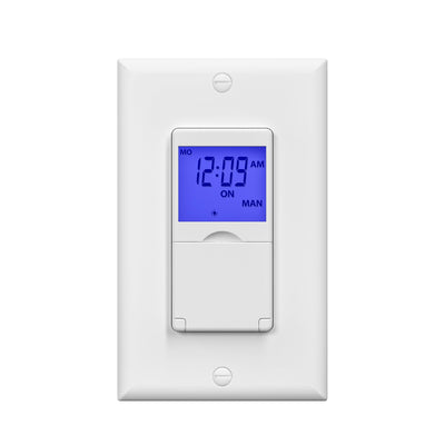 BN-LINK vista frontal del interruptor programable con pantalla clara