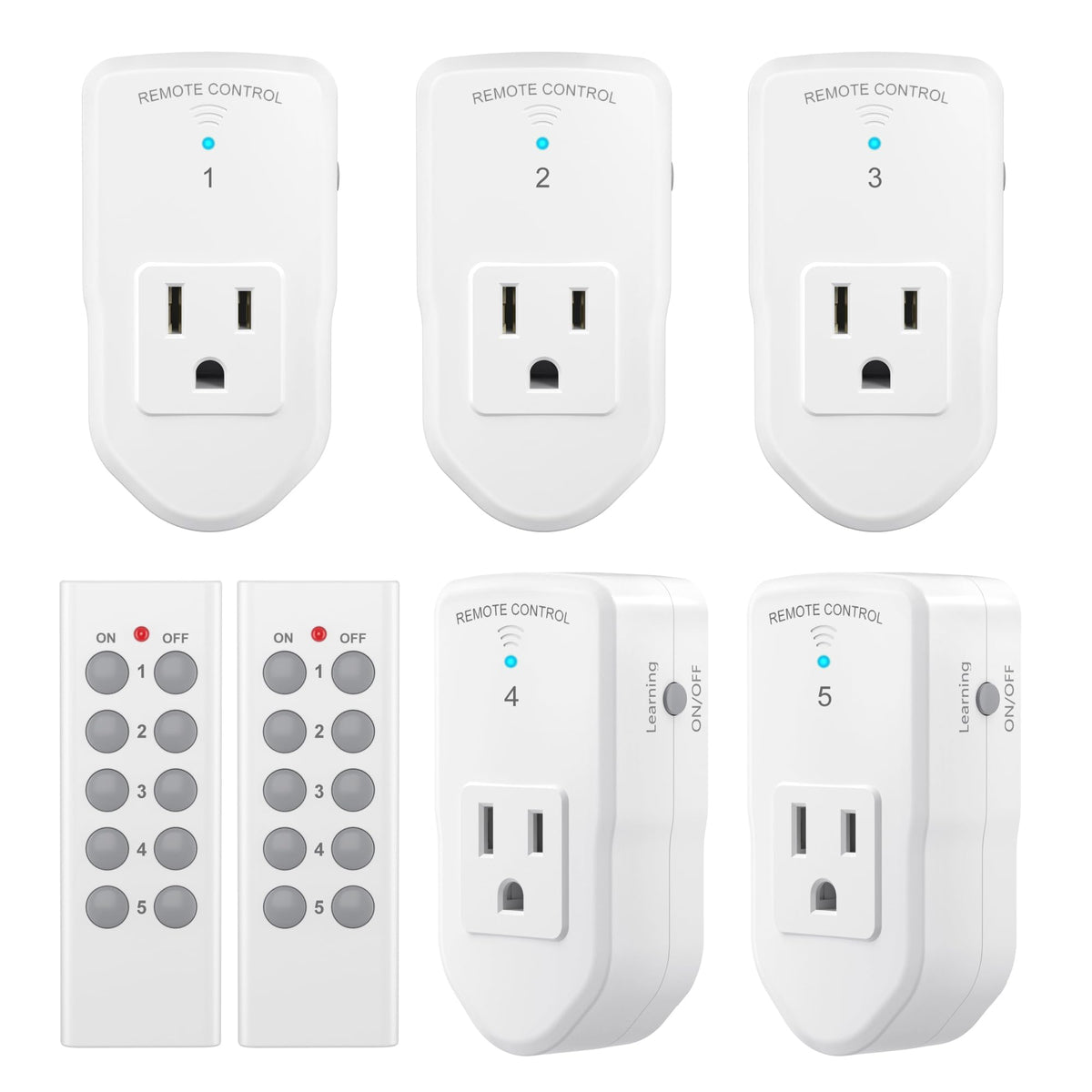 BN-LINK vista frontal del kit listo para usar con control remoto y beneficios de conveniencia
