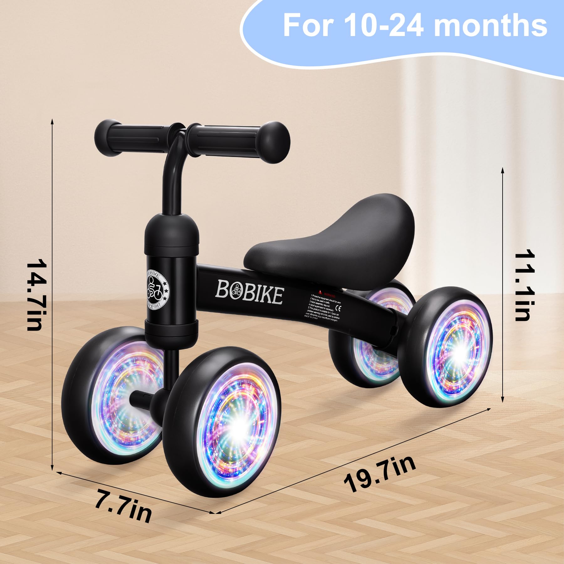 Bobike ambientada en interior para juego seguro y aprendizaje temprano
