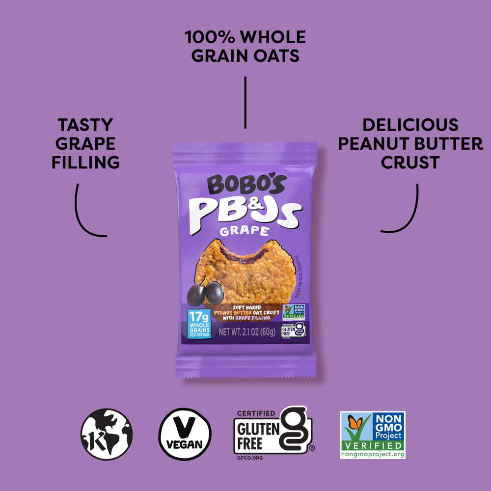 Bobo's primer plano de corteza de avena con mantequilla de cacahuate, textura apetecible