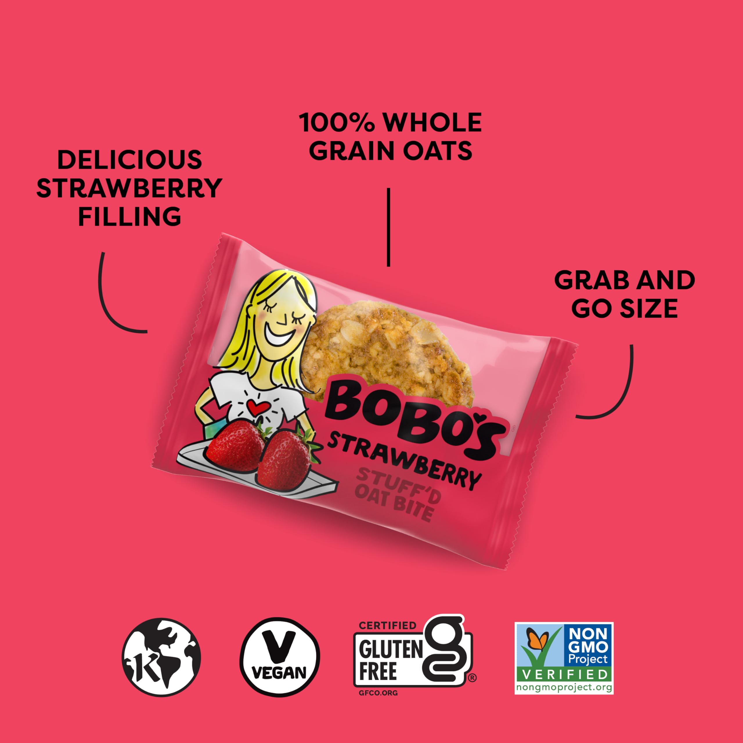 Bobo's textura de avena integral en primer plano, aspecto natural
