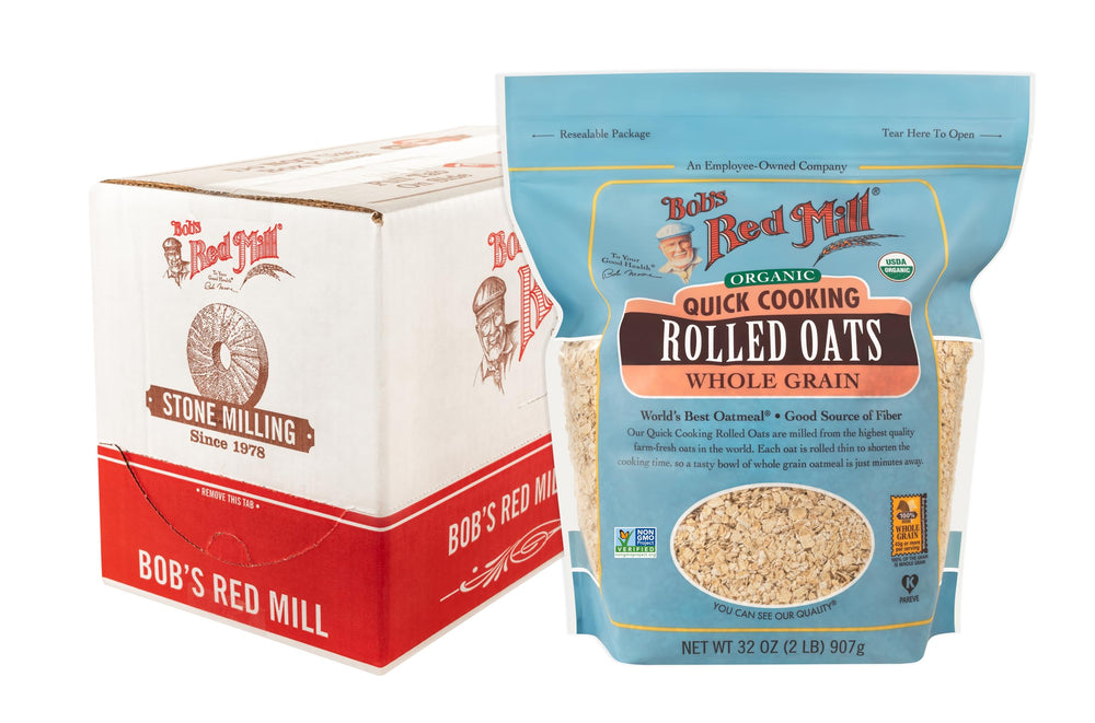Bob's Red Mill frente del empaque mostrando marca y tamaño 32oz