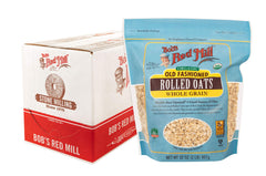 Bob's Red Mill paquete frontal de avena orgánica mostrando presentación