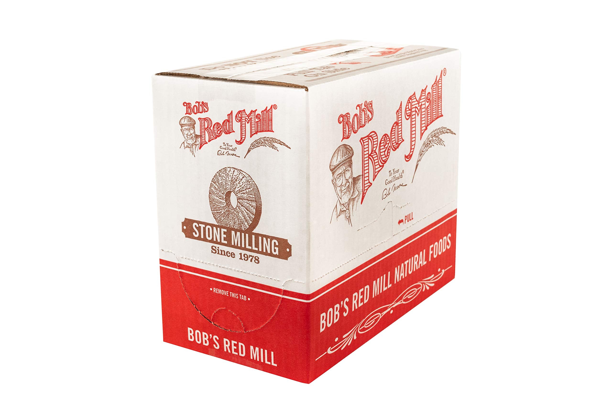 Bob's Red Mill etiqueta nutricional en primer plano, ingredientes claros