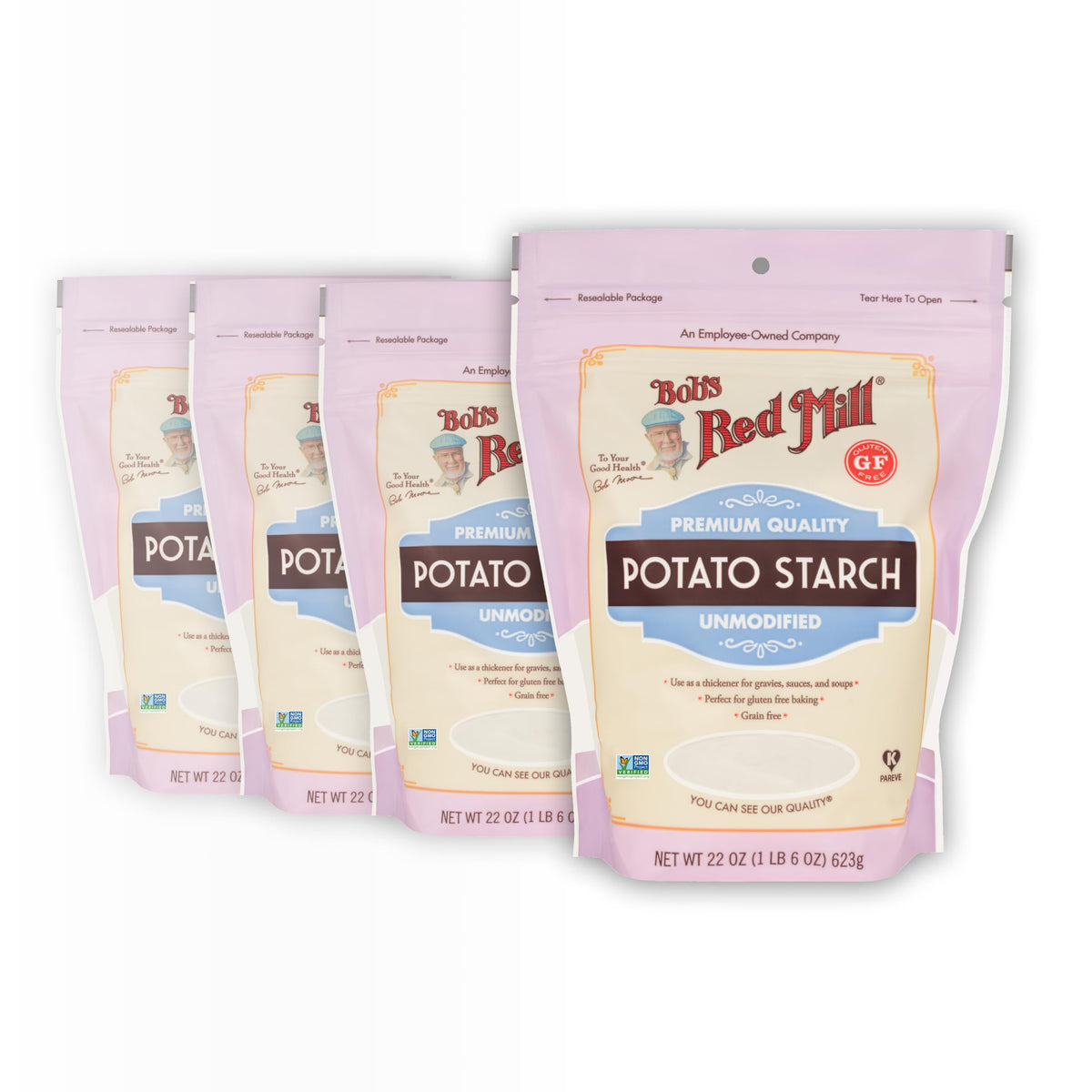 Bob's Red Mill front packaging showing product and label for pantry organization