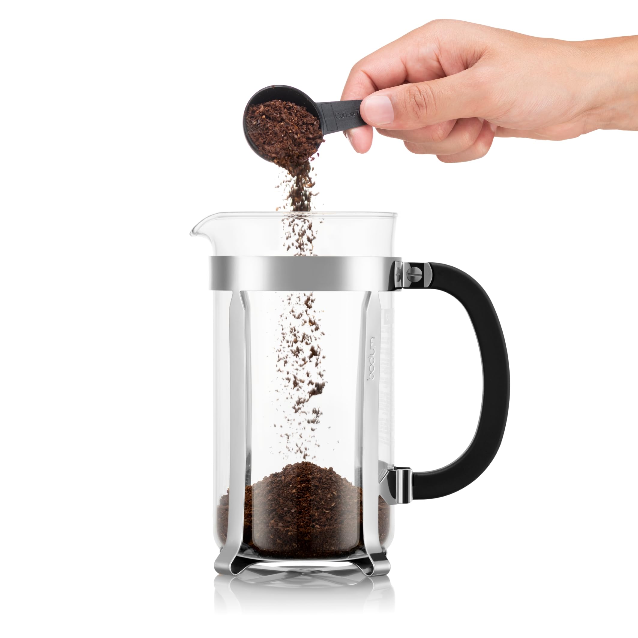 Bodum Chambord detalle de tapa y filtro para extracción uniforme