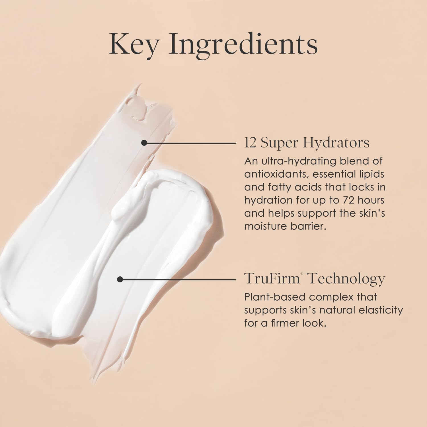 BODY FIRM aceites naturales y manteca de karité, destaca nutrición y reparación