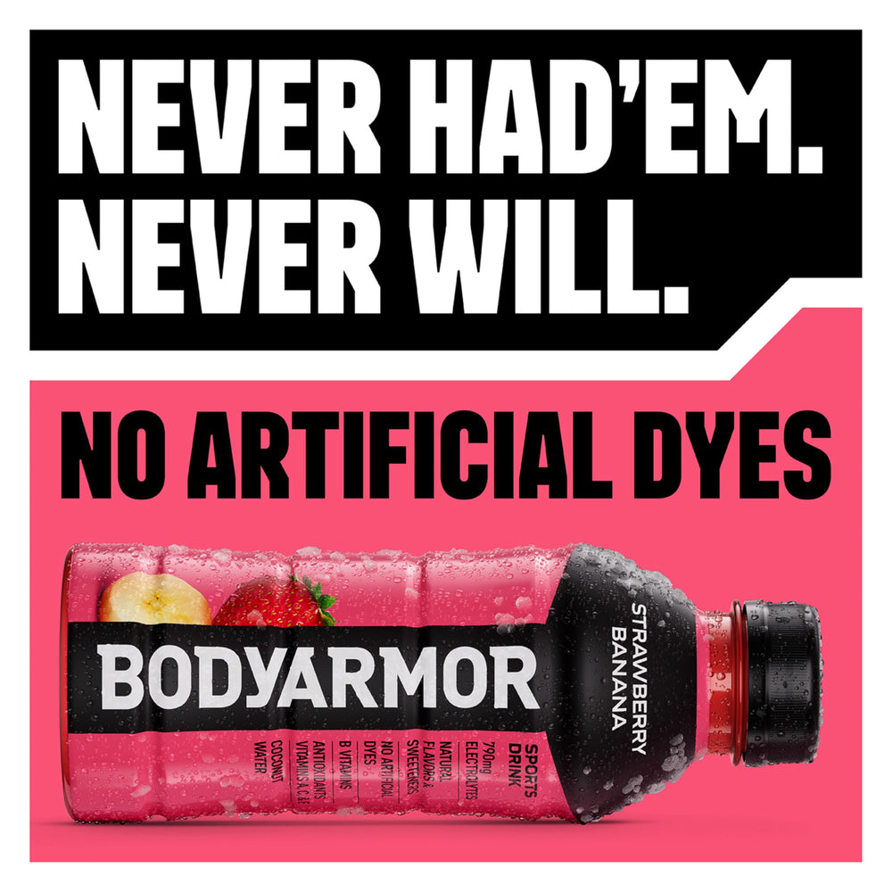 BODYARMOR paquete de 12 botellas ideal para almacenamiento