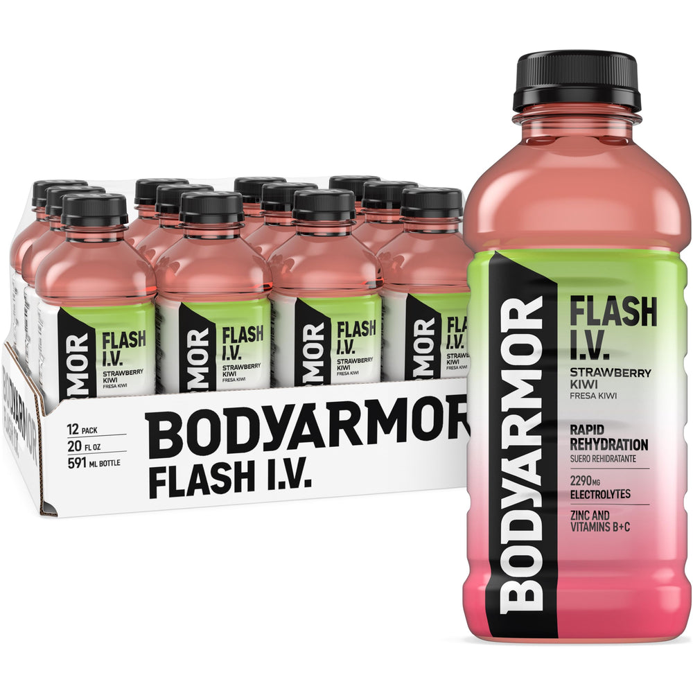 BODYARMOR pack de 12 botellas, conveniencia para rehidratación