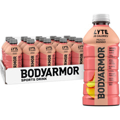 BODYARMOR Lyte frente del pack de 15 botellas muestra conveniencia