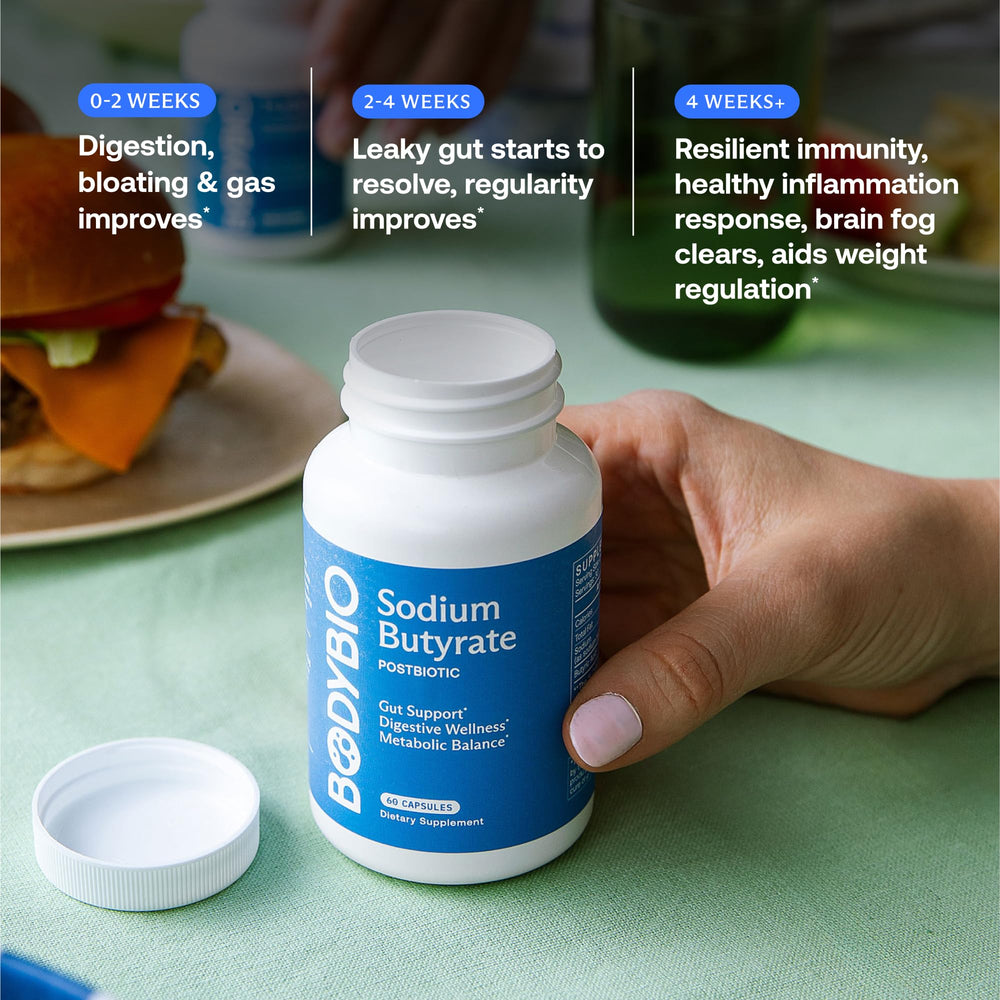BodyBio envase en cocina sugiriendo uso diario y conveniencia