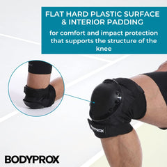 BODYPROX protecciones en uso en skatepark ofreciendo seguridad y libertad de movimiento
