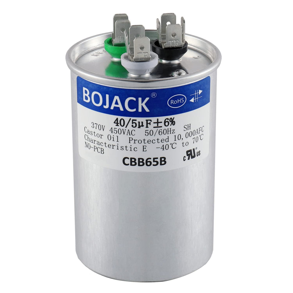BOJACK vista frontal metálica del condensador con diseño compacto y duradero