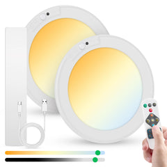 Bojim front view ceiling light showing compact design and bright output