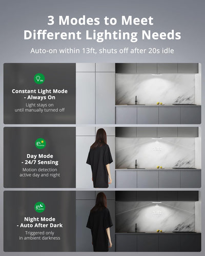 Bojim lighting a hallway showing motion sensor safety and energy saving