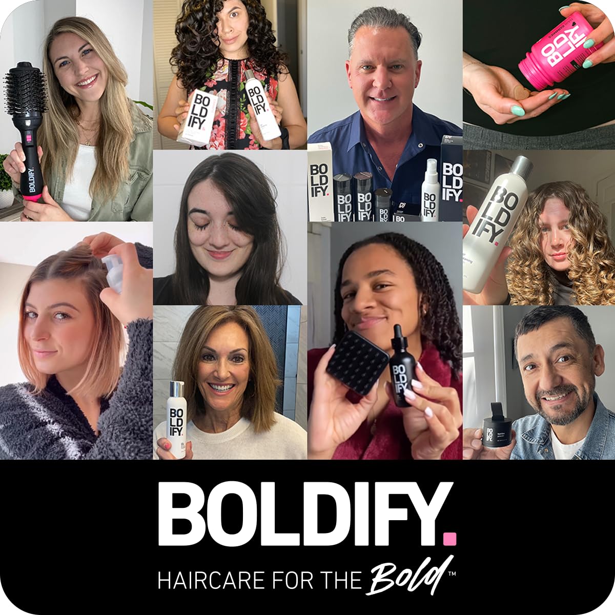 Boldify brocha dentro de un neceser mostrando portabilidad en viajes