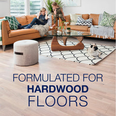 Bona low gloss sheen close-up revealing smooth restored surface