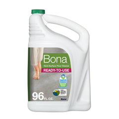 Bona envase frontal de recarga mostrando formato grande y beneficio de ahorro