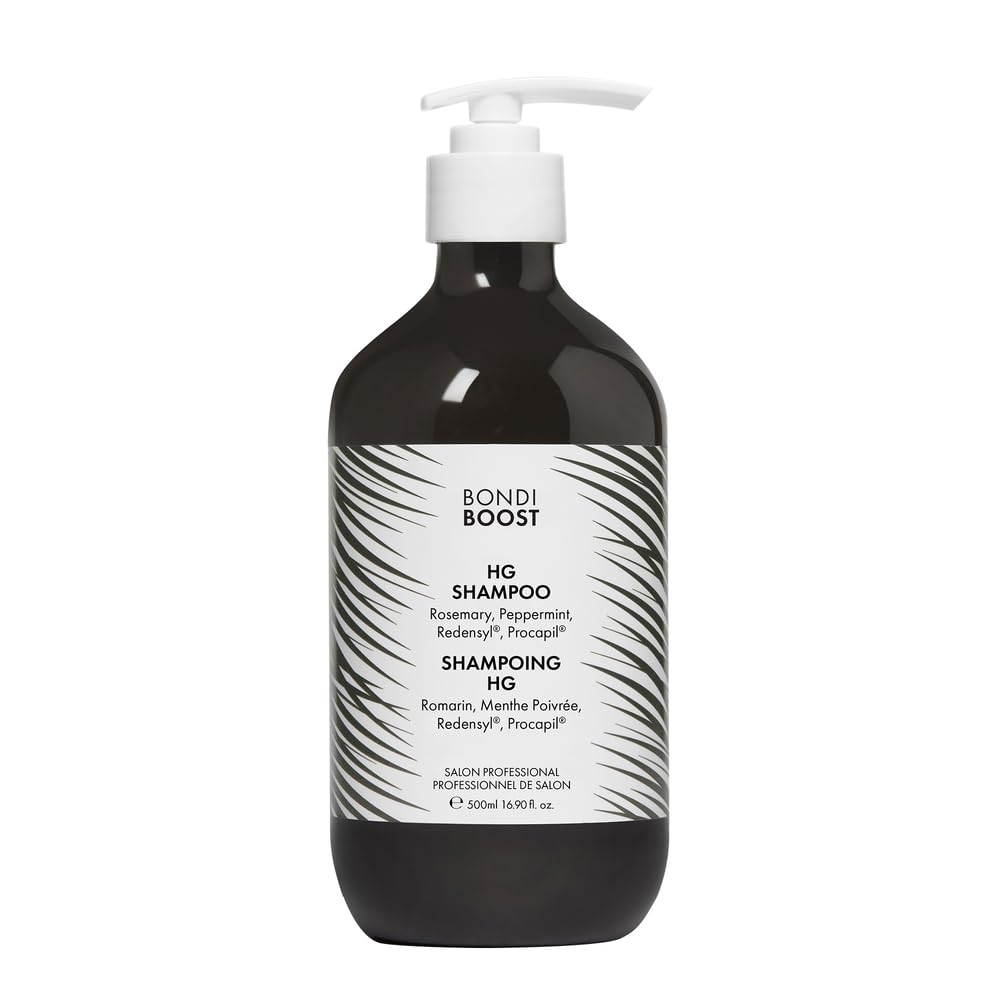 BONDIBOOST champú frontal 500 ml mostrando diseño y tamaño práctico