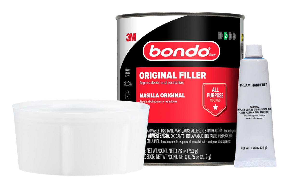 Bondo envase frontal mostrando la fórmula original y facilidad de uso