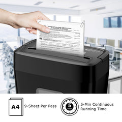 bonsaii máquina en uso triturando papel con operación fácil