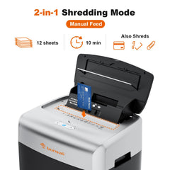 bonsaii manual feed slot closeup highlighting 12-sheet manual convenience