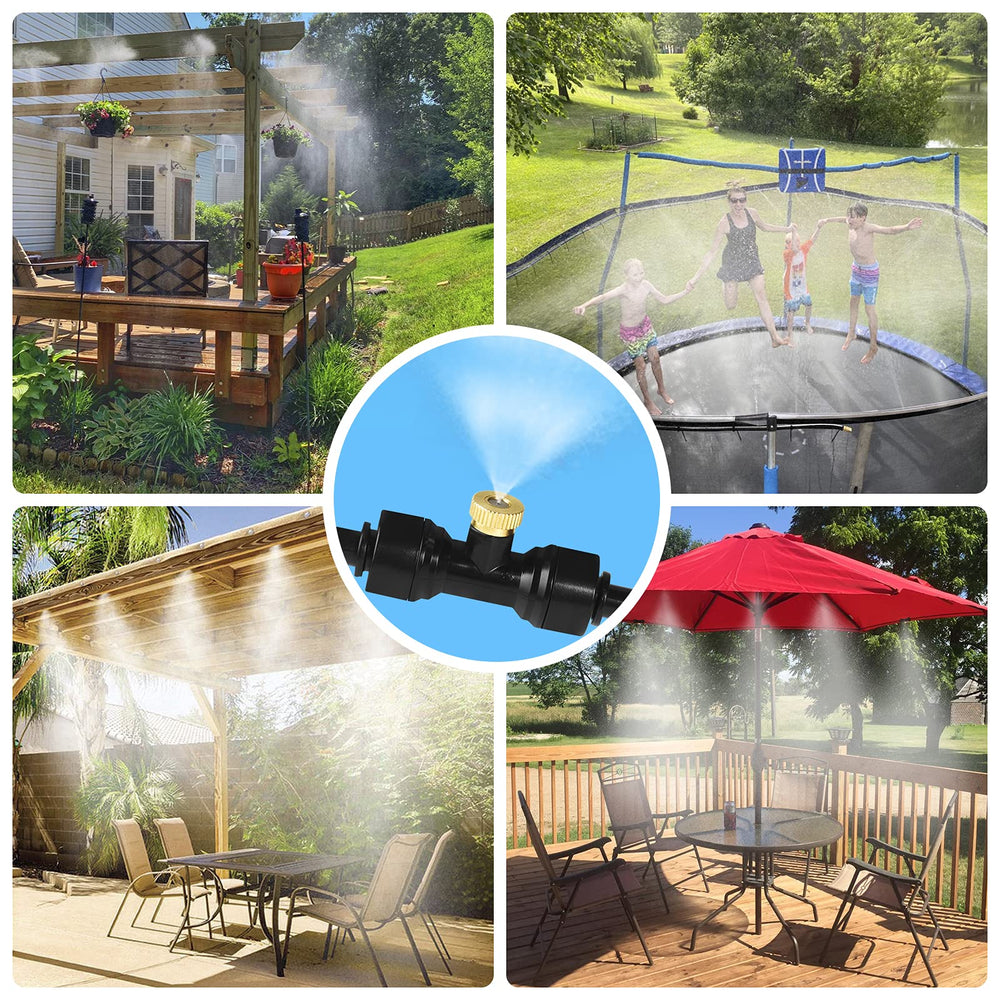Bonviee system cooling a trampoline area for safer, more comfortable play