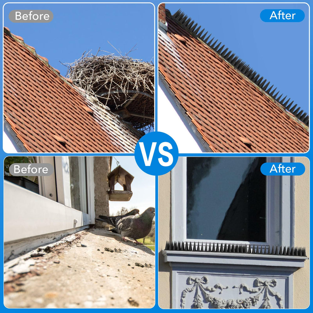 BORHOOD installed on roof eave, durable outdoor protection from nesting