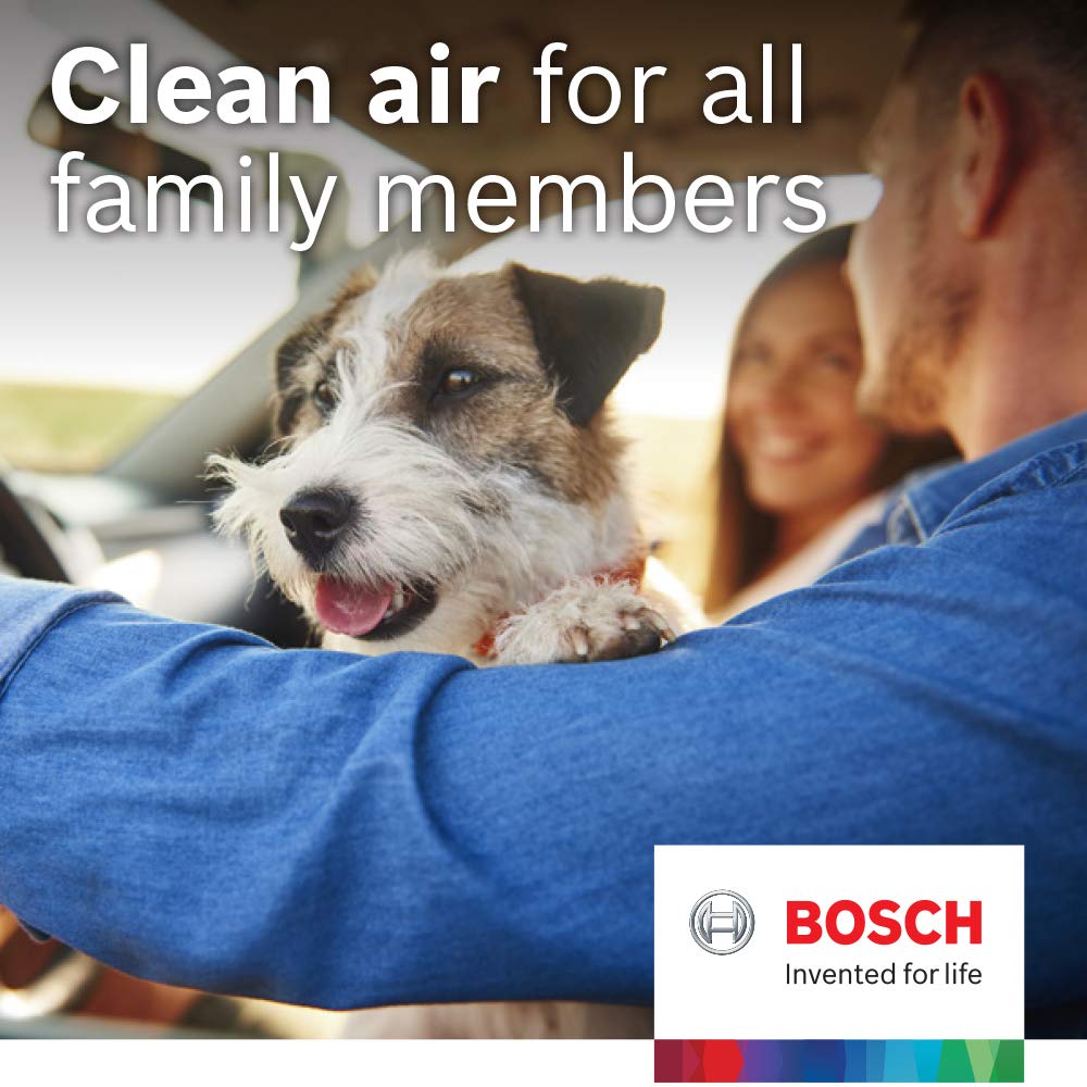 Bosch detalle de la media fibrosa HEPA que captura partículas finas